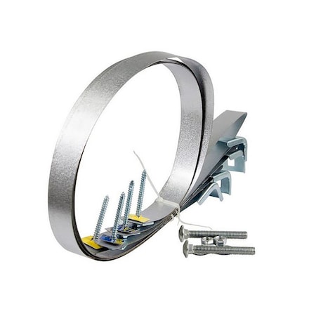 Thrifco Plumbing Water Heater Restraining Safety Strap in Galvanized Steel for 8 4906029